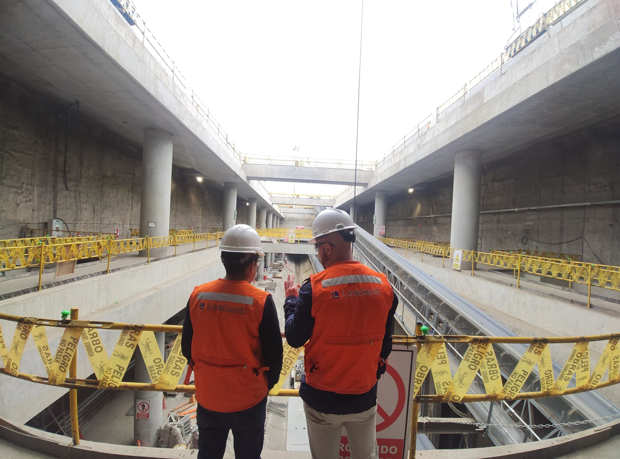 Inspección de rutina previo al inicio de la excavación de la segunda TBM del proyecto.